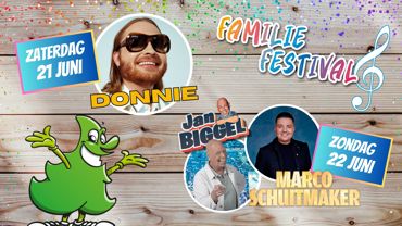 Familie Festival met Donnie, Jan Biggel en Marco Schuitmaker