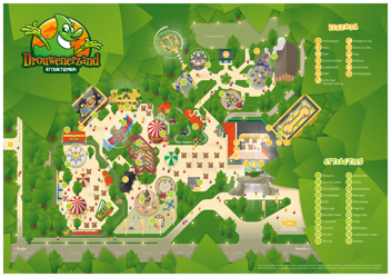 2025 Plattegrond Drouwenerzand Attractiepark